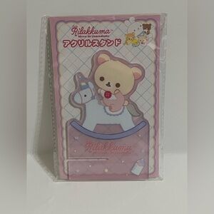 Korilakkuma Pink Minna de Usausa Baby Acrylic Phone Stand